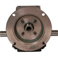 Worldwide Electric Worldwide Cast Iron Right Angle Worm Gear Reducer 30:1 Ratio 56C Frame HdRF133-30/1-DE-56C